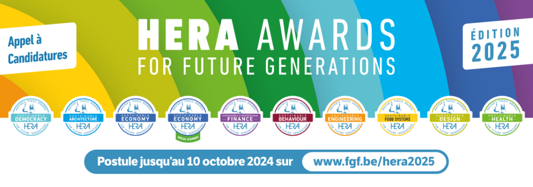 Appel à candidatures Hera Awards 2025